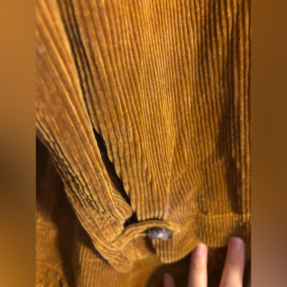 Madewell Golden Tan Corduroy Shacket - Picture 6 of 7